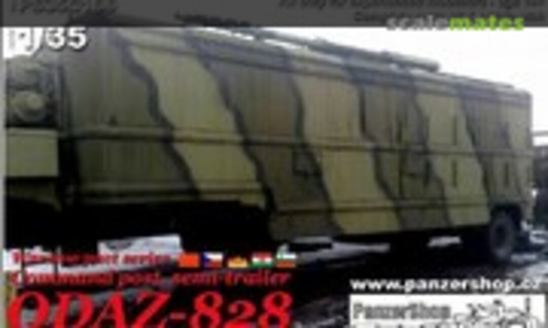 1:35 ODAZ-828 Soviet Command Semitrailer (PanzerShop PS35C166)