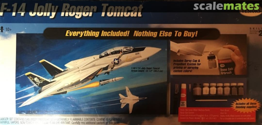 Boxart F-14 Jolly Roger Tomcat 4071 Testors