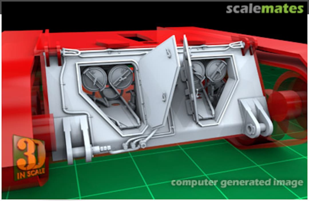 Boxart 2S7 Ammunition bay 3Dis-41 3D in Scale