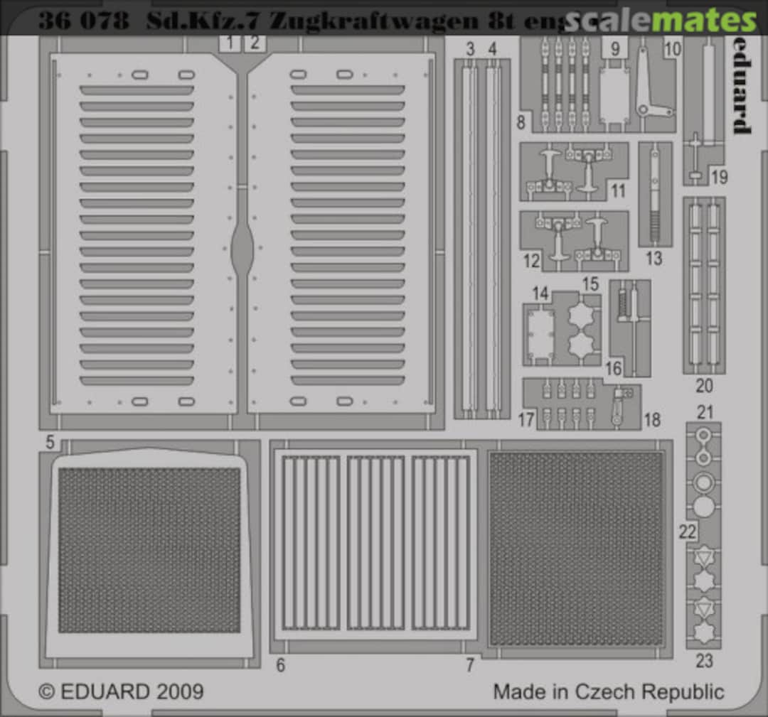 Boxart Sd.Kfz. 7 Zugkraftwagen 8t engine 36078 Eduard