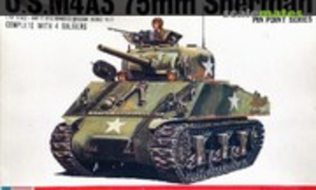 1:48 U.S. M4A3 75mm Sherman (Bandai 8265)