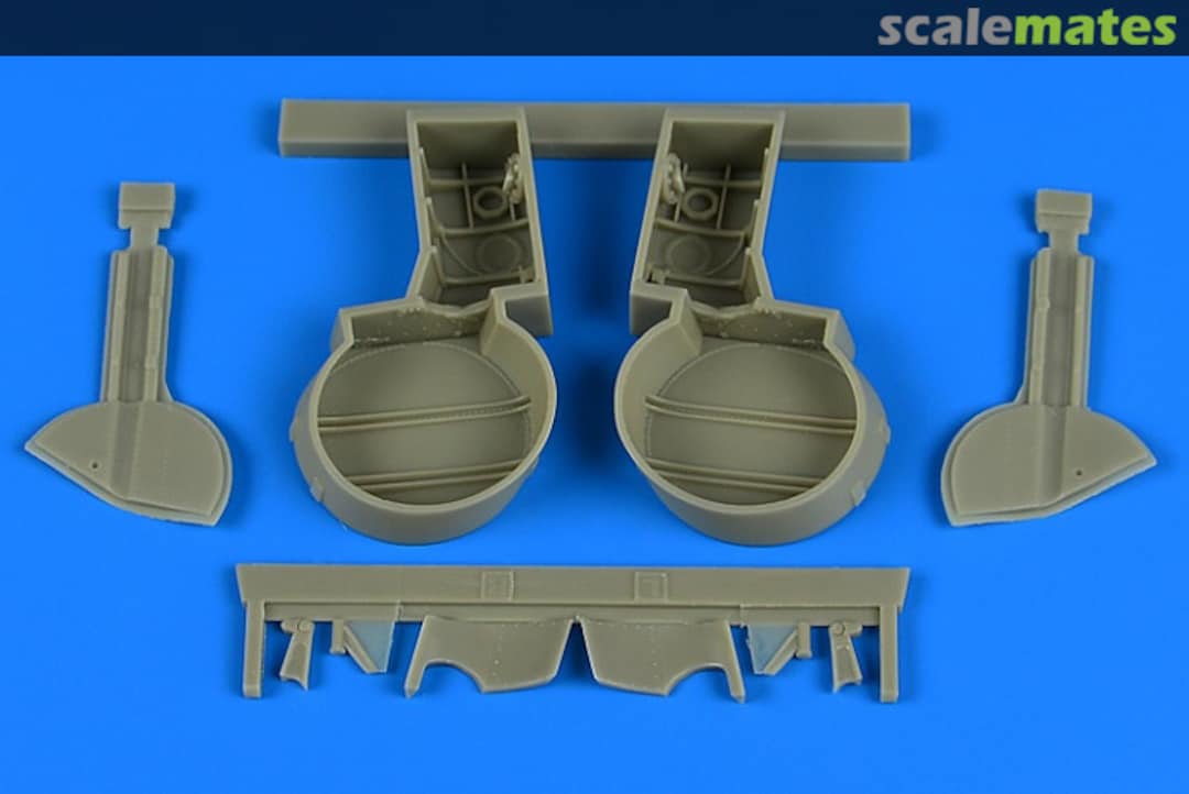 Boxart Spitfire Mk.IXc wheel bay REVELL 2220 Aires