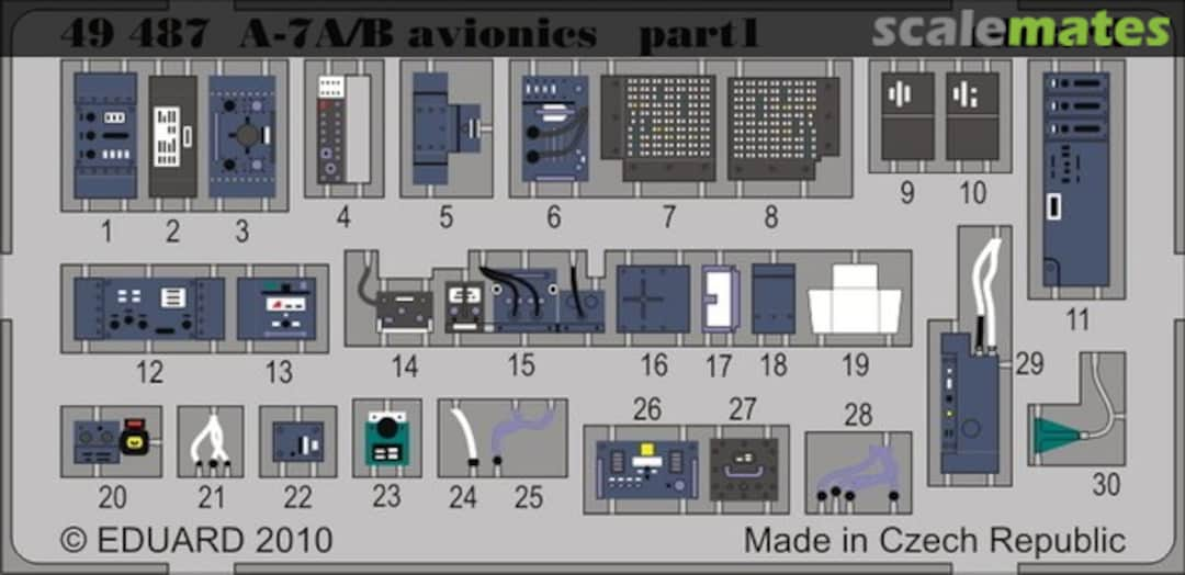 Boxart A-7A/B avionics 49487 Eduard