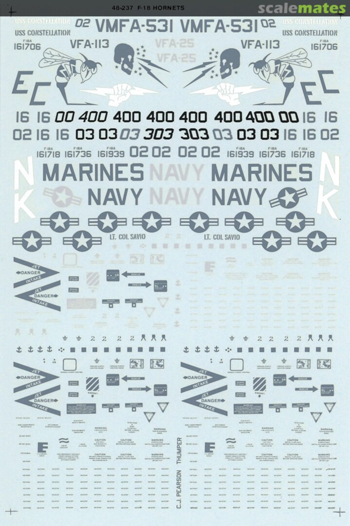 Boxart F-18 Hornets 48-0237 SuperScale International