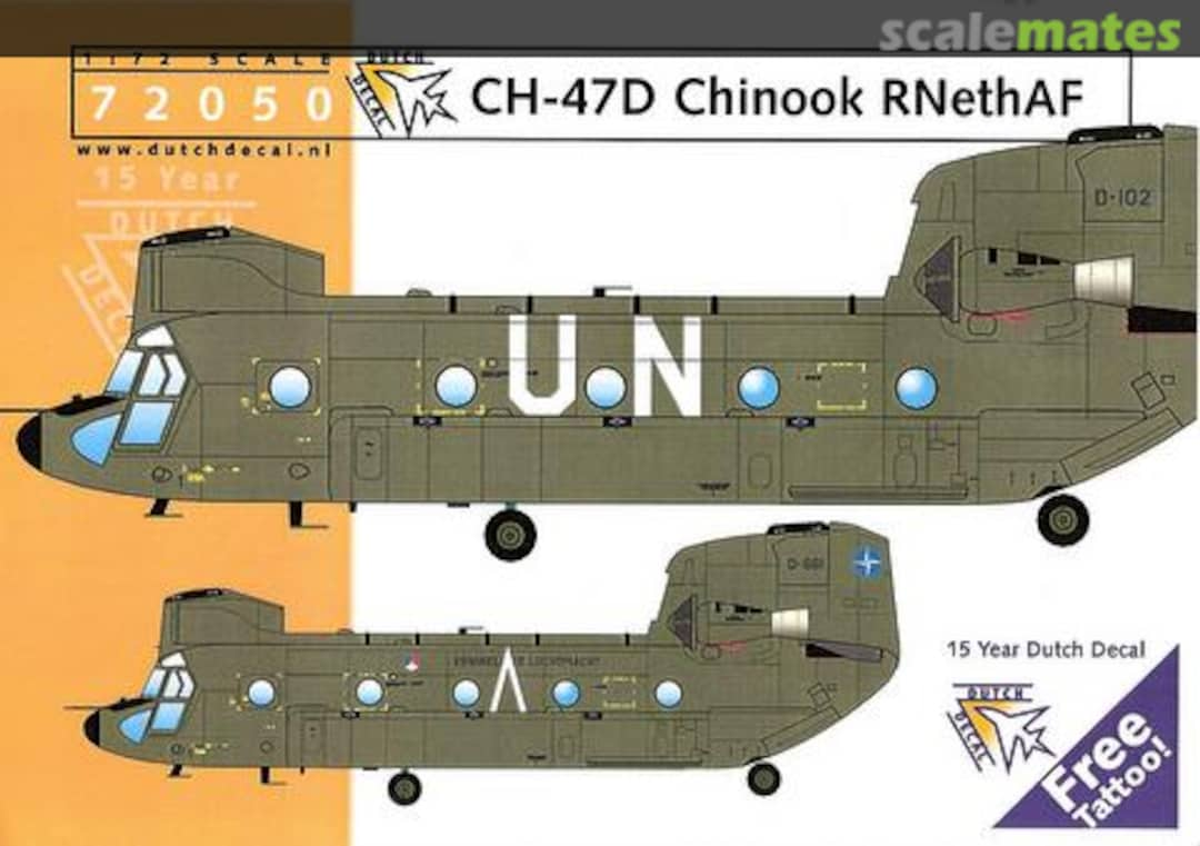 Boxart Boeing CH-47D Chinook 72050 Dutch Decal