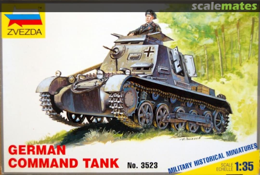 Boxart German Command Tank 3523 Zvezda