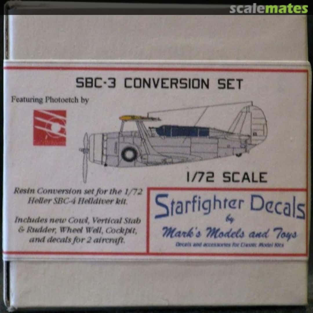 Boxart SBC-3 Conversion Set 7205 Starfighter Decals