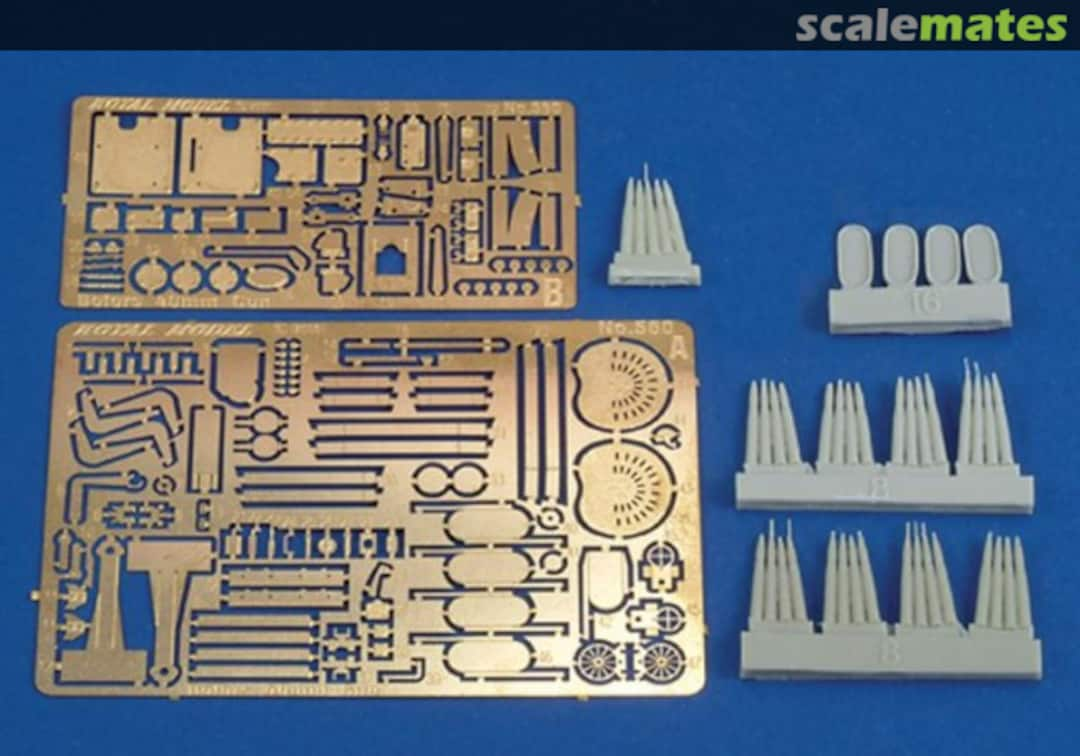 Boxart Bofors 40mm Gun Upgrade Set 560 Royal Model