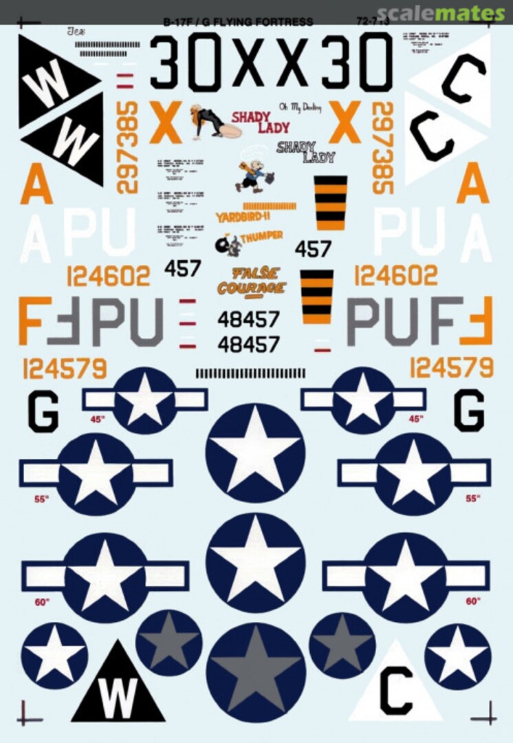 Boxart B-17F/G Flying Fortress 72-0713 SuperScale International