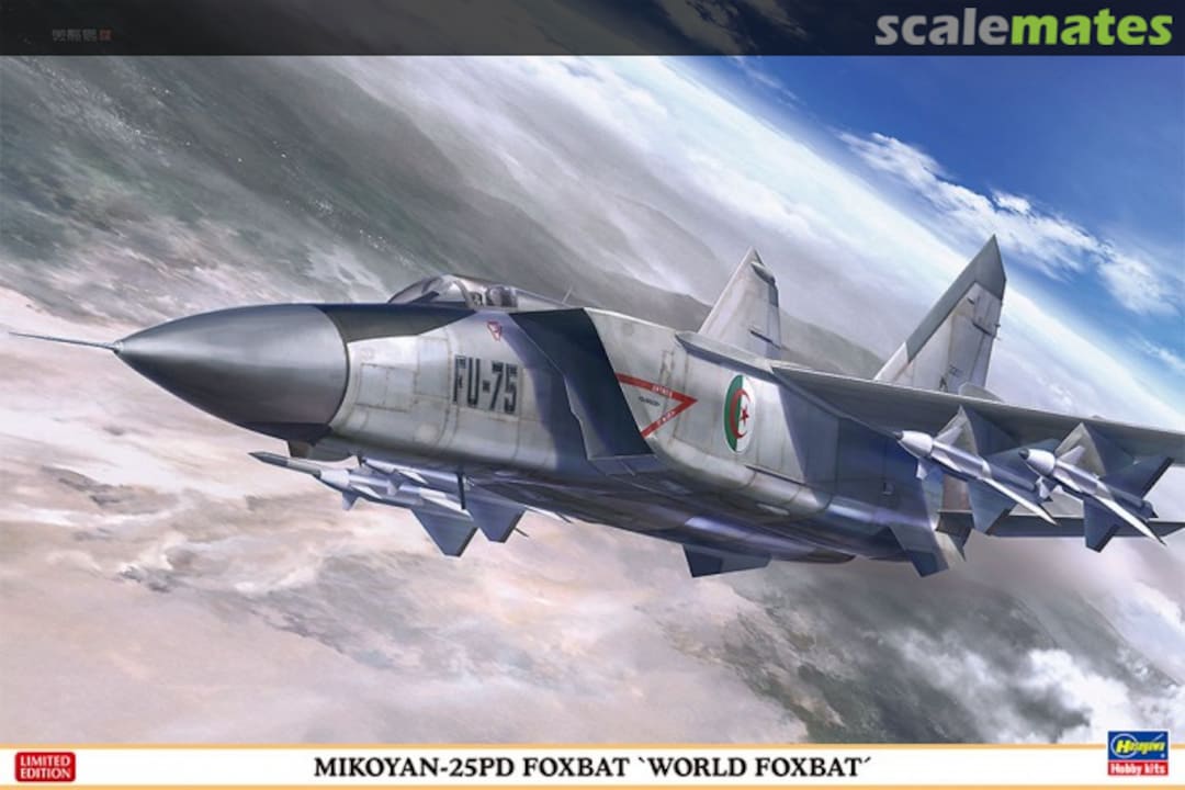 Boxart Mikoyan-25PD Foxbat `World Foxbat´ 02221 Hasegawa