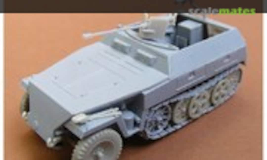 1:72 SdKfz 250/1 (neu) with 2 cm Solothurn (Modell Trans Modellbau MT72604)