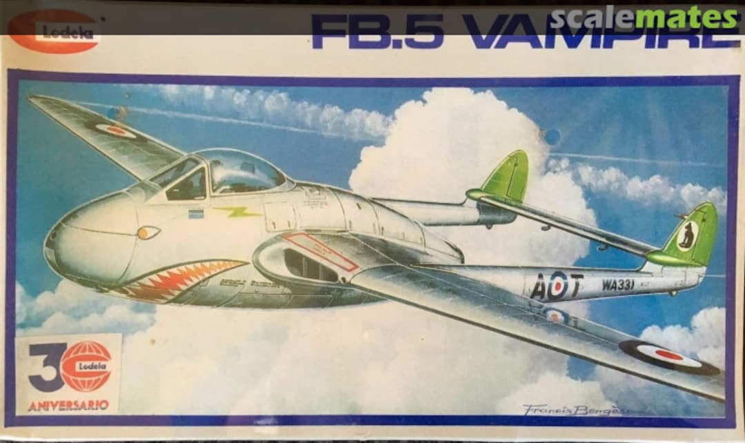 Boxart FB.5 Vampire RH-9283 Lodela