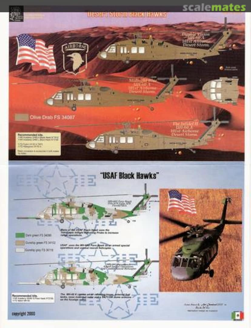 Boxart Sikorsky UH-60A Black Hawk 72-0v09 Aztec Models