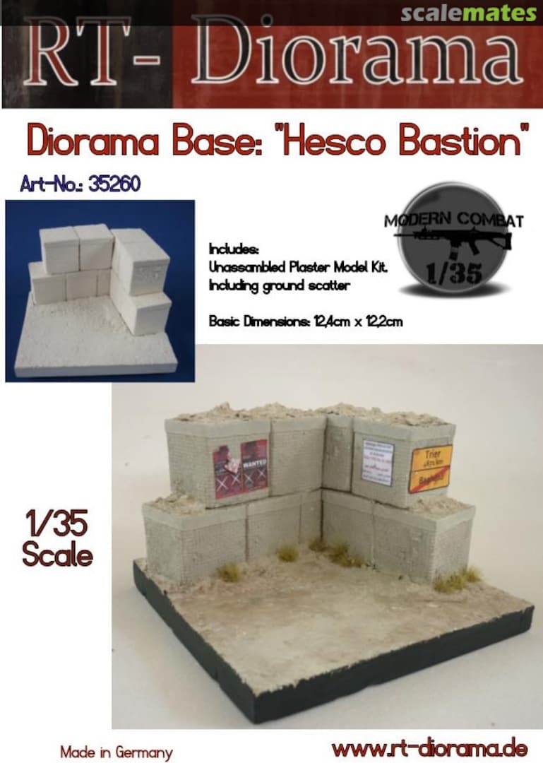 Boxart Diorama-Base: Hesco Bastion 1/35 35260 RT-Diorama