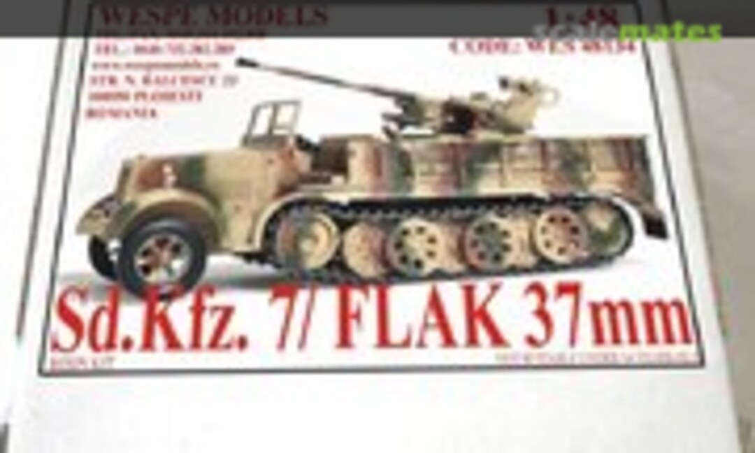 Sd.Kfz. 7 / Flak 37mm (Wespe Models WES 48134)