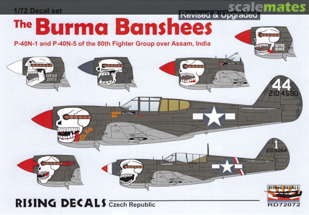 Boxart The Burma Banshees RD72072 Rising Decals