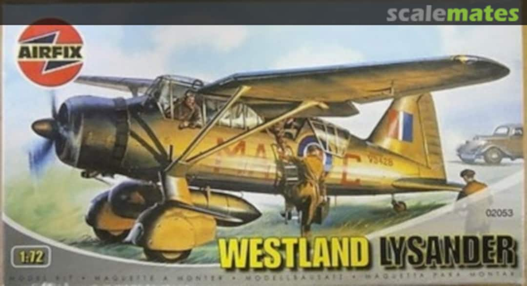 Boxart Westland Lysander 02053 Airfix