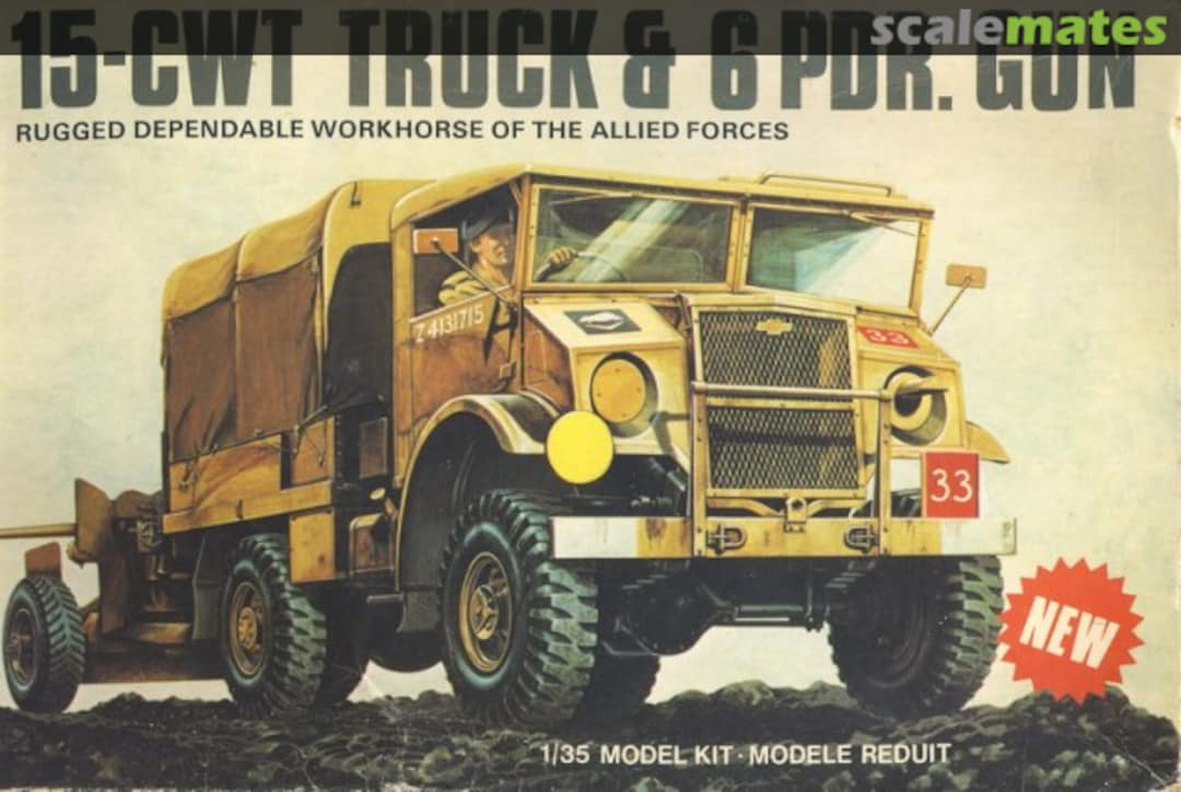 Boxart 15-CWT Truck & 6 Pdr. Gun 08367-4 Airfix