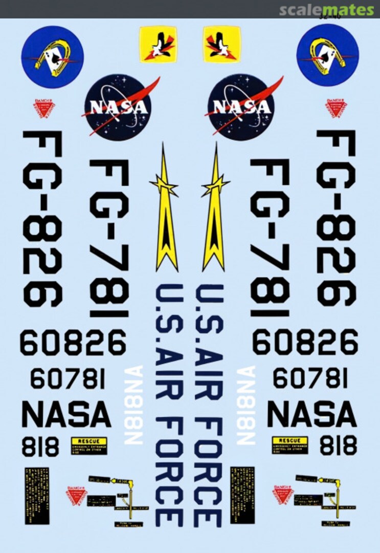 Boxart F-104A Starfighter 32-0040 Microscale