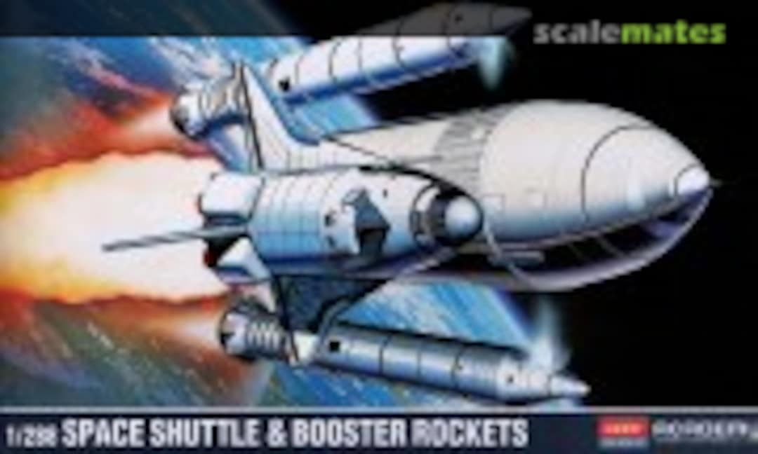 1:288 Space Shuttle &amp; Booster Rockets (Academy 12707)