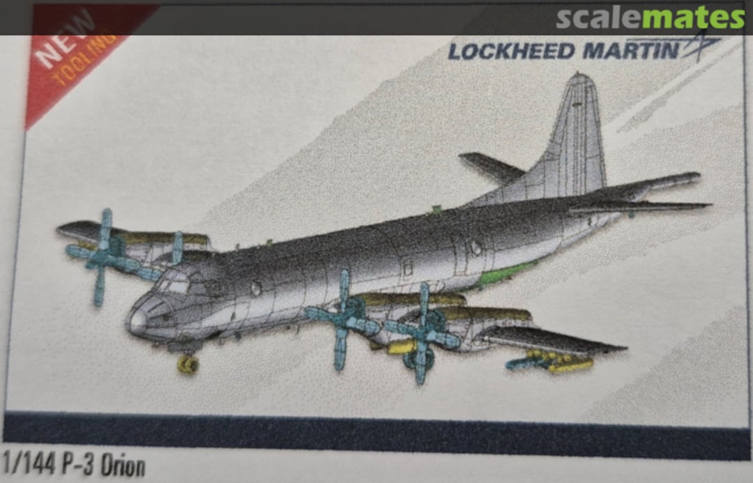 Boxart P-3 Orion TBA144-2025A Academy