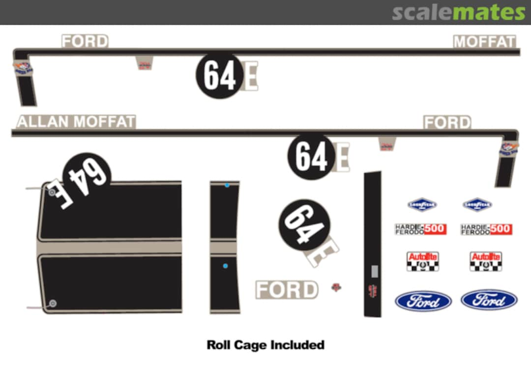 Boxart Ford Falcon XW - #64E Bathurst Decal Kit DDAAC017 DDA