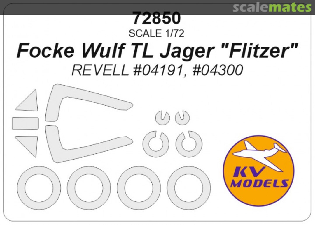 Boxart Focke Wulf TL Jager "Flitzer" 72850 KV Models