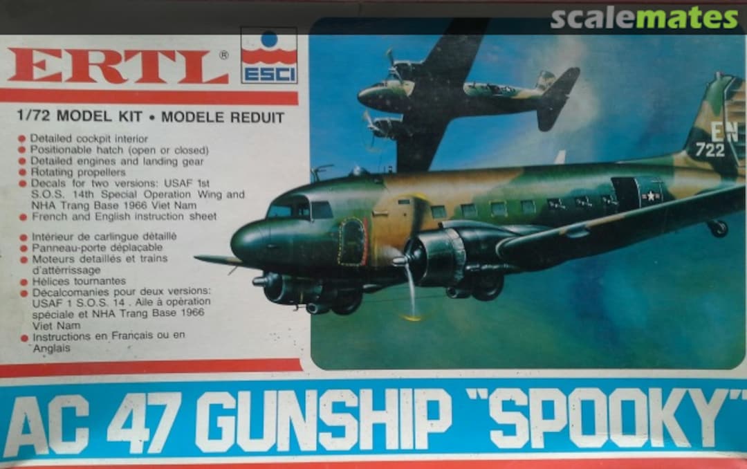 Boxart AC-47 GUNSHIP 'Spooky' 8555 ERTL