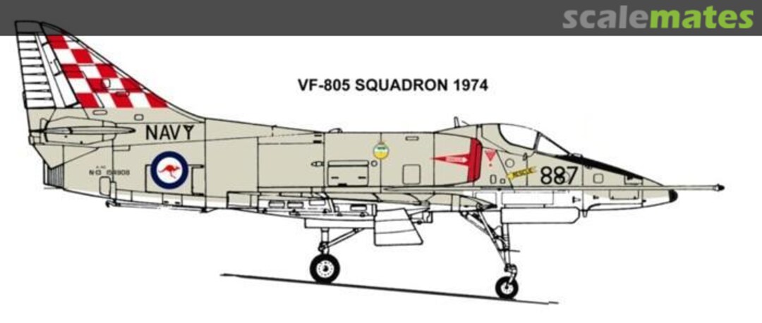 Boxart RAN, A-4 Skyhawk RAN-12D Hawkeye Models