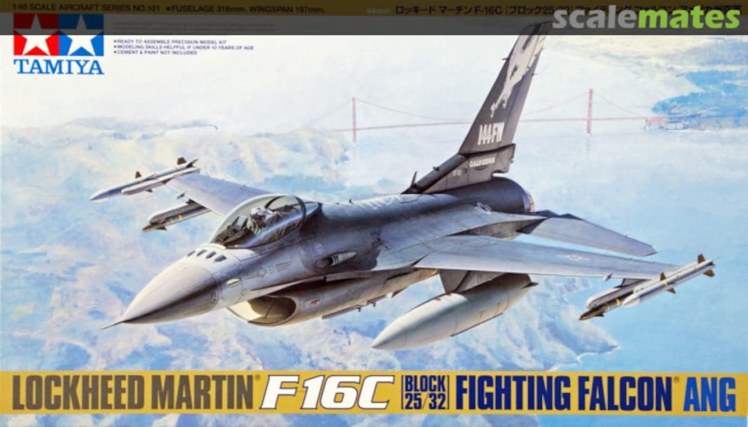 Boxart F-16C [Block 25/32] Fighting Falcon 61101 Tamiya