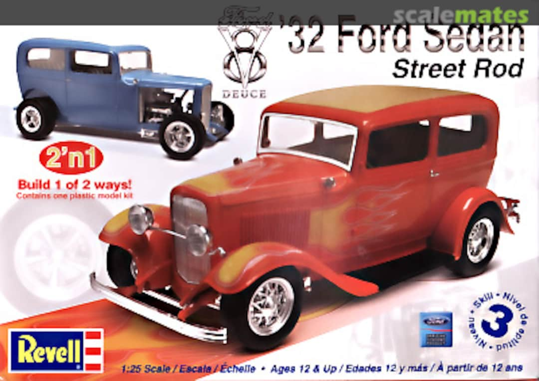 Boxart '32 Ford Sedan Street Rod 2 'n 1 85-2062 Revell