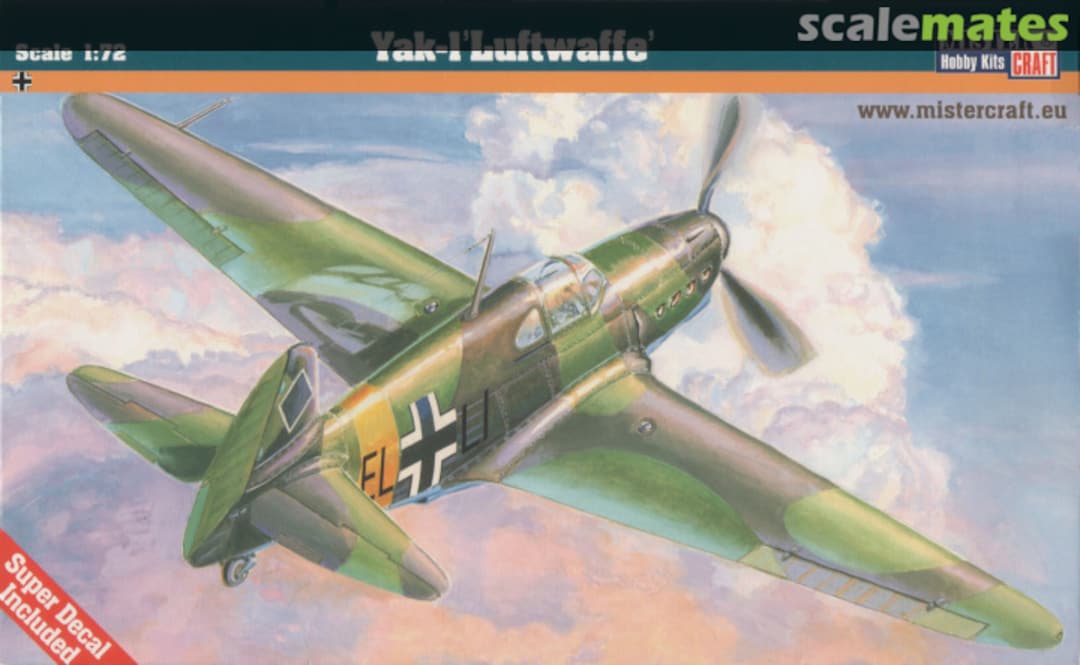 Boxart Yak-1 'Luftwaffe' B-18 MisterCraft