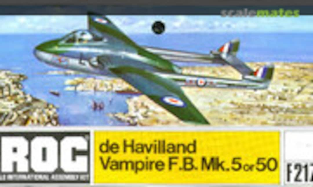 1:72 de Havilland Vampire F.B. Mk.5 or 50 (FROG F217F)