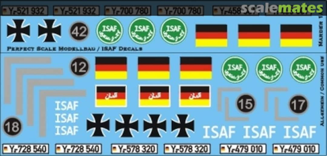 Boxart ISAF Markierungen DEC006 Perfect Scale Modellbau