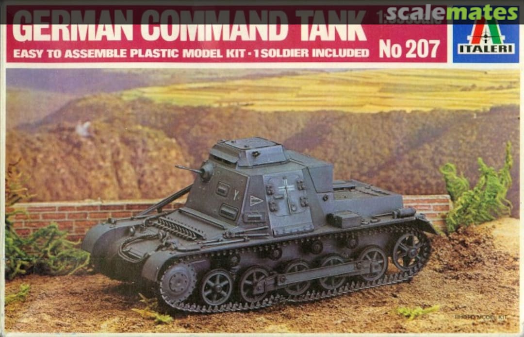 Boxart German Command Tank 207 Italeri