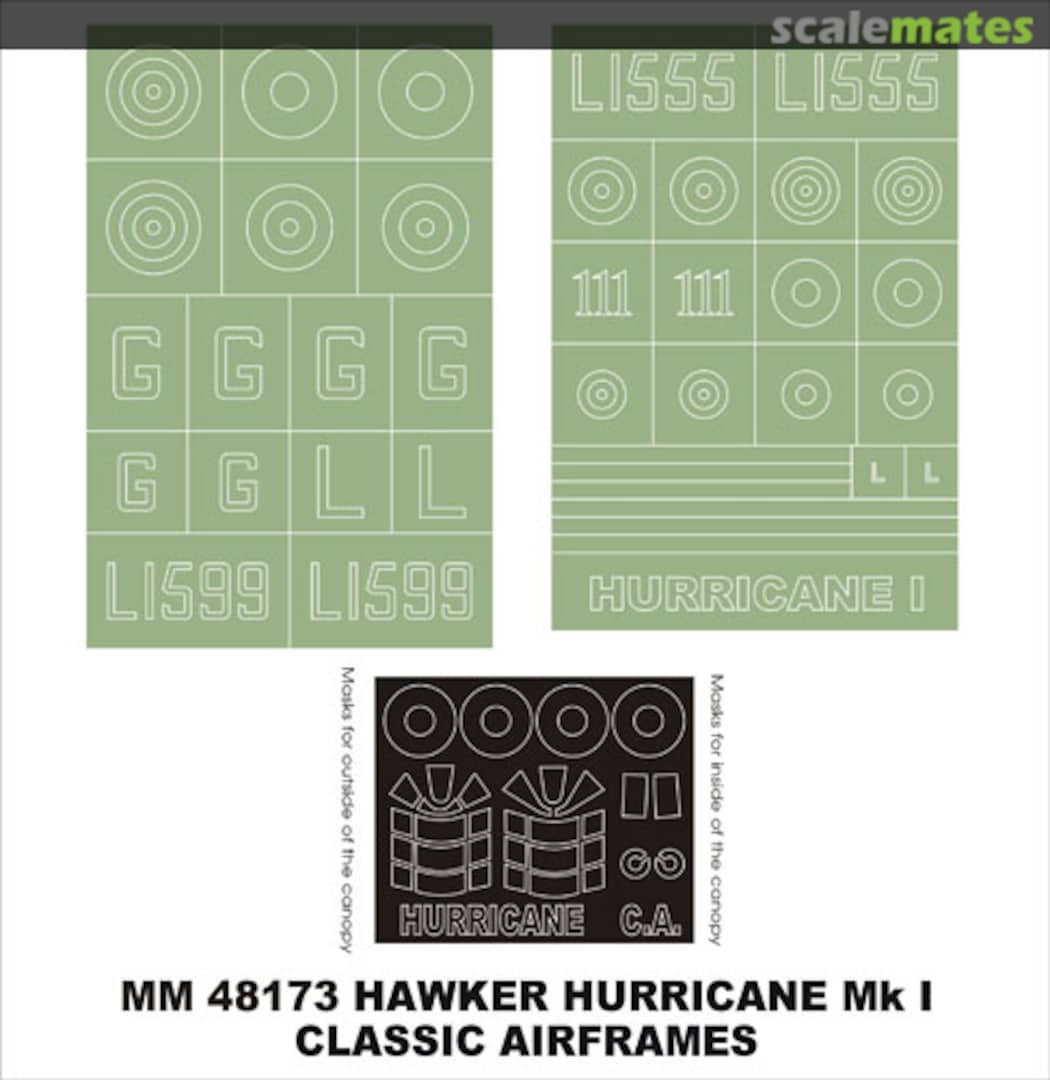 Boxart Hawker Hurricane Mk.I MM48173 Montex