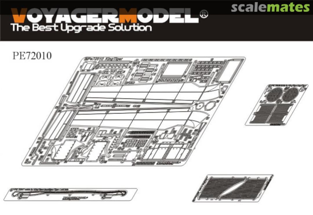 Boxart King Tiger (Porsche Turret) PE72010 Voyager Model