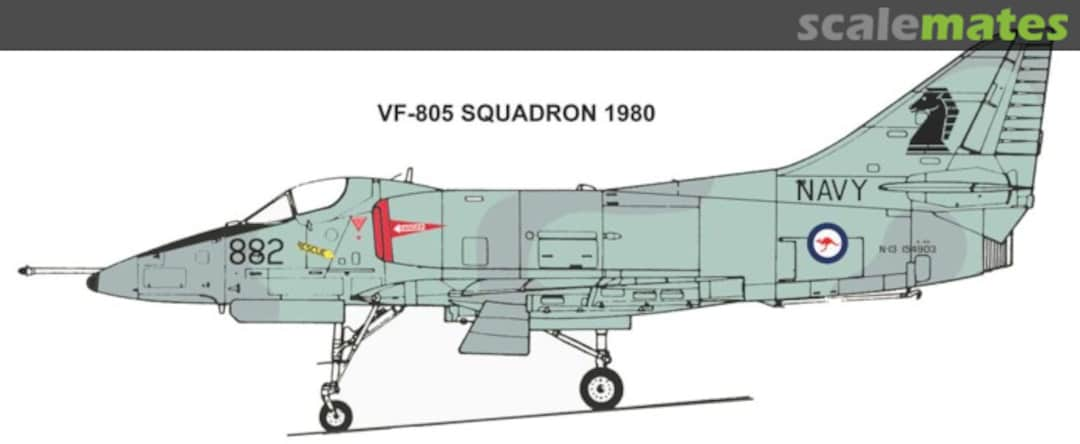 Boxart RAN, A-4 Skyhawk RAN-12F Hawkeye Models