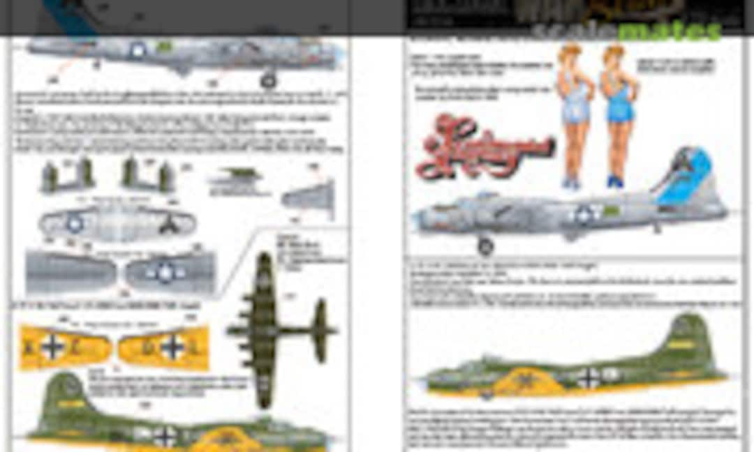 1:72 B-17G-85-DL &quot;Sentimental Journey&quot; &amp; B-17F-27-BO &quot;Wulf Hound&quot; (Kits-World KW172130)