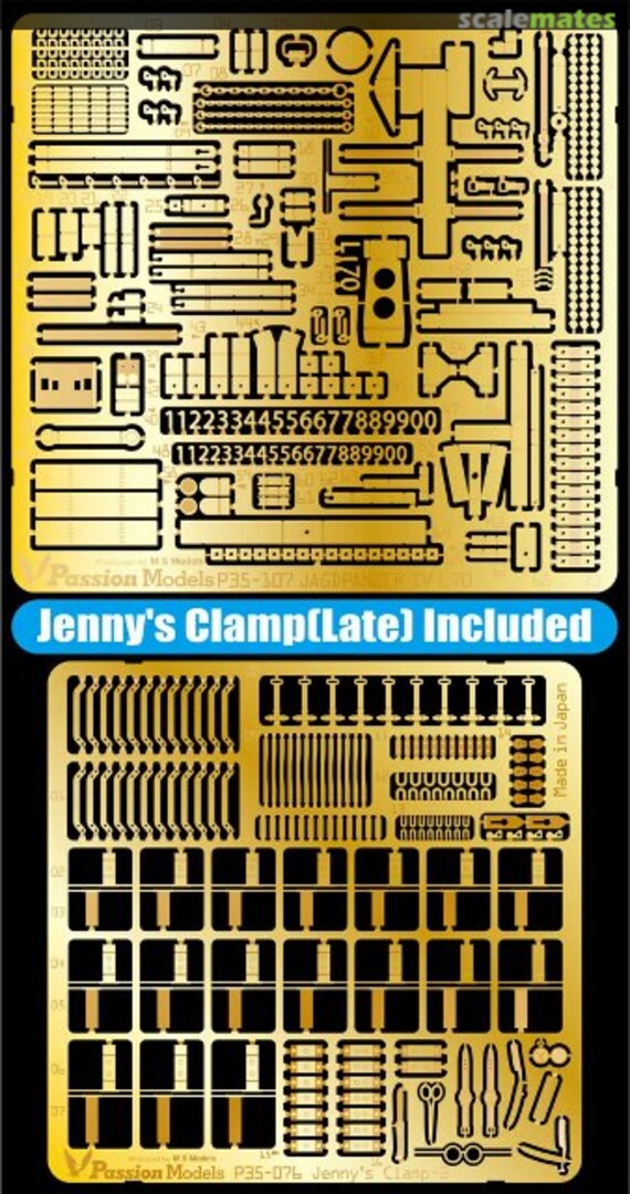 Boxart Jagdpanzer IV/70(V)Lang Sd.kfz.162/1 Etching Set (Tamiya 35430) P35-107 Passion Models