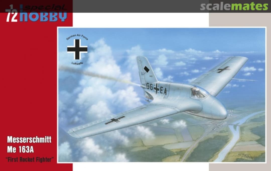 Boxart Messerschmitt Me 163A "First rocket fighter" SH72334 Special Hobby