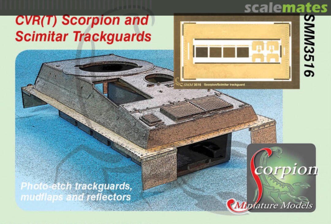 Boxart CVR(T) Scorpion/Scimitar Trackguards SMM3516 Scorpion Miniature Models