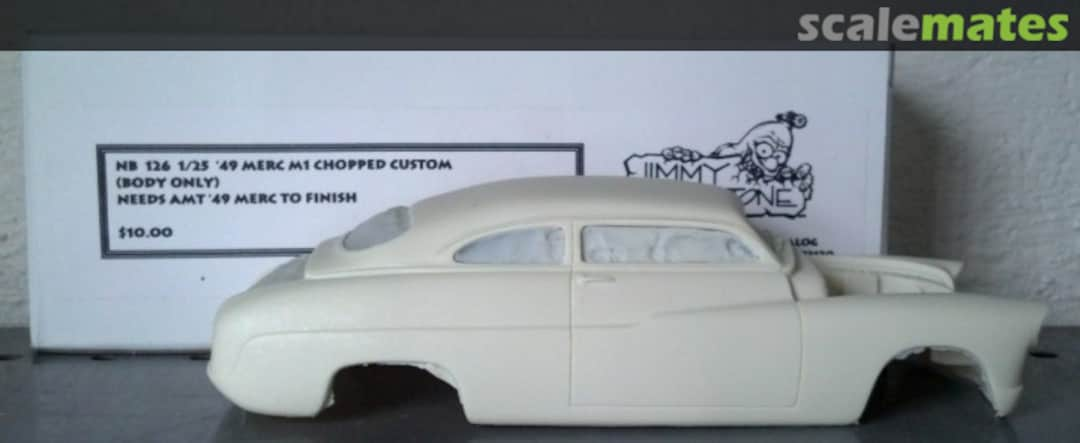 Boxart 1949 Mercury M1 Chopped Custom Body (for AMT) NB126 Jimmy Flintstone