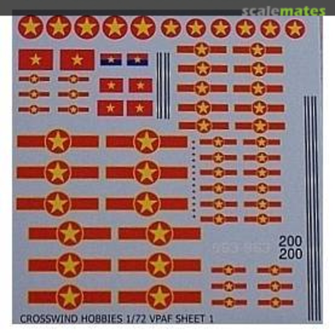 Boxart Vietnam Peoples Air Force CW 72001 Crosswind Hobbies