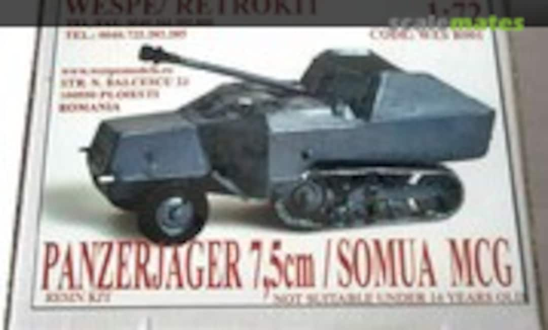 1:72 Panzerjager 7.5cm / Somua MCG (Wespe Models WES 72086)