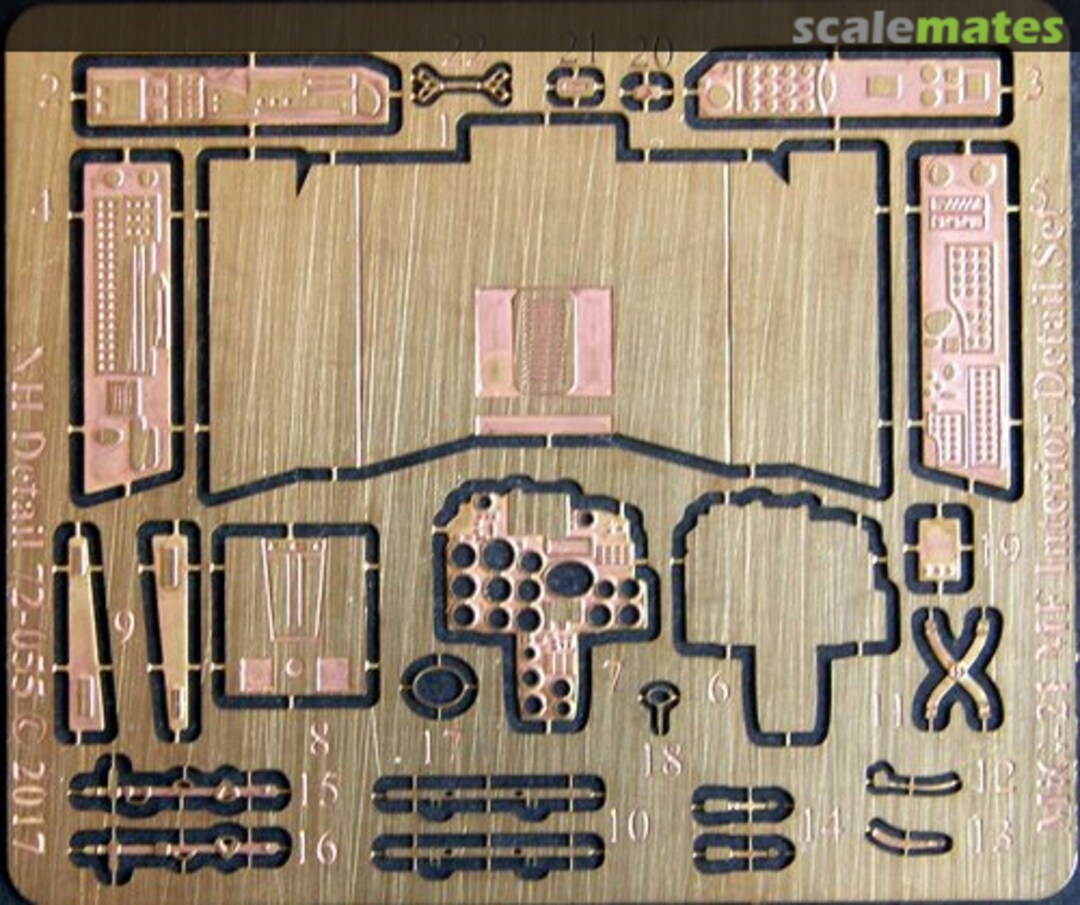 Boxart MiG-21 MF Interior Set for KP A72-055 NH Detail