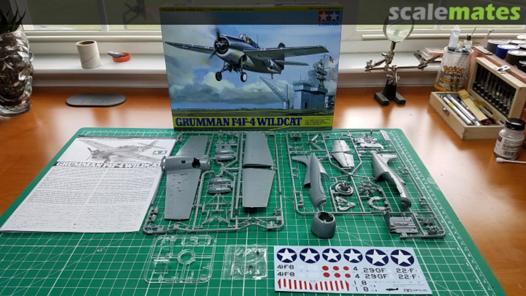 Contents Grumman F4F-4 Wildcat 61034 Tamiya