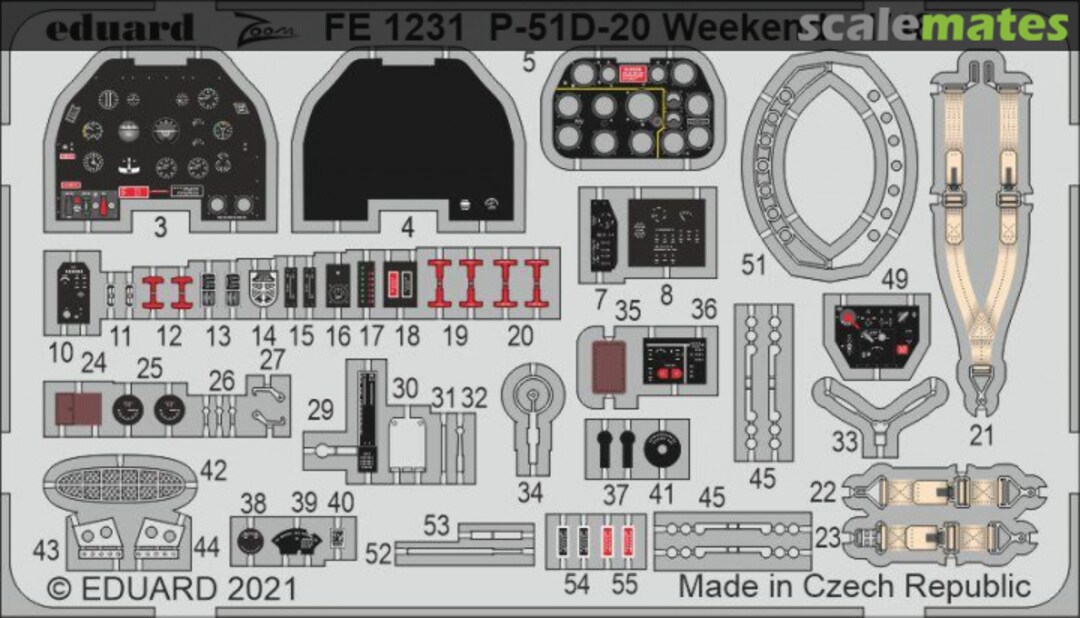 Boxart P-51D-20 Weekend FE1231 Eduard