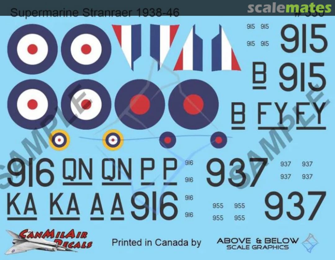 Boxart Supermarine Stranraer 550 Above & Below Graphics