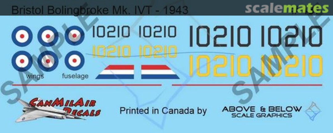 Boxart Bristol Bolingbroke Mk.IVT 437 Above & Below Graphics